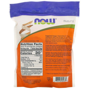 Thành phần vi chất của NOW Foods Psyllium Husk Powder 1.5 lbs (680 g) 733739059789