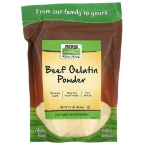 Thực phẩm chức năng NOW Foods Real Food Beef Gelatin Powder 1 lb (454 g) 733739065094