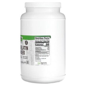 Thành phần vi chất của NOW Foods Real Food Beef Gelatin Powder 4 lbs (1.814 g) 733739065117