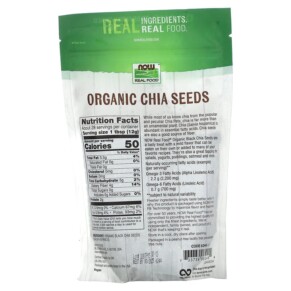 Thành phần vi chất của NOW Foods Real Food Organic Chia Seeds 12 oz (340 g) 733739062444