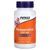 Thực phẩm chức năng NOW Foods Resveratrol 200 mg 60 Veg Capsules 733739033536