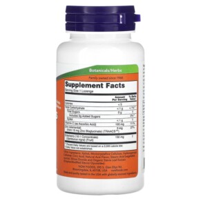 Thành phần vi chất của NOW Foods Sambucus Zinc-C 60 Lozenges 733739033840