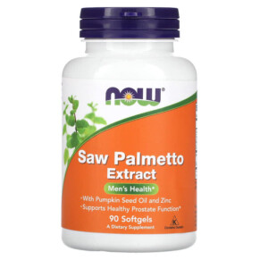 Thực phẩm chức năng NOW Foods Saw Palmetto Extract   90 Softgels 733739047342