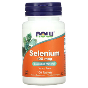 Thực phẩm chức năng NOW Foods Selenium 100 mcg 100 Tablets 733739014801