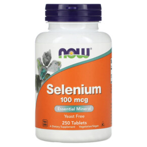 Thực phẩm chức năng NOW Foods Selenium 100 mcg 250 Tablets 733739014825