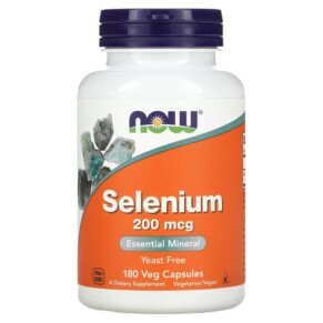 Thực phẩm chức năng NOW Foods Selenium 200 mcg 180 Veg Capsules 733739014863