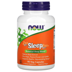 Thực phẩm chức năng NOW Foods Sleep Botanical Sleep Blend 90 Veg Capsules 733739047687