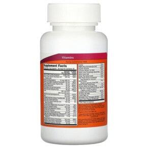 Thành phần vi chất của NOW Foods Special Two Multi Vitamin 120 Veg Capsules 733739038685