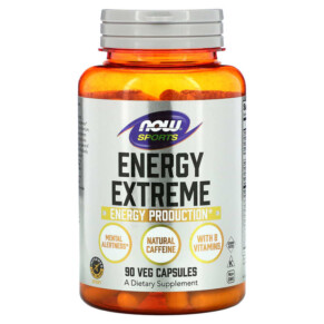 Thực phẩm chức năng NOW Foods Sports Energy Extreme 90 Veg Capsules 733739033529