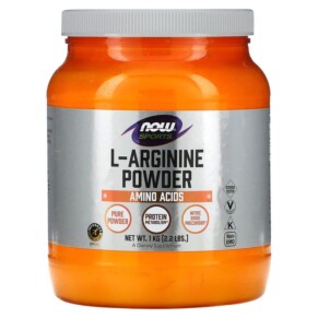 Thực phẩm chức năng NOW Foods Sports L-Arginine Powder 2.2 lbs (1 kg) 733739002112