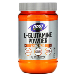 Thực phẩm chức năng NOW Foods Sports L-Glutamine Powder 1 lbs (454 g) 733739002211