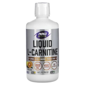 Thực phẩm chức năng NOW Foods Sports Liquid L-Carnitine Citrus 1.000 mg 32 fl oz (946 ml) 733739000699