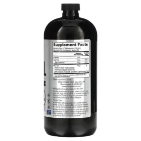 Thành phần vi chất của NOW Foods Sports MCT Oil Unflavored 32 fl oz (946 ml) 733739021991