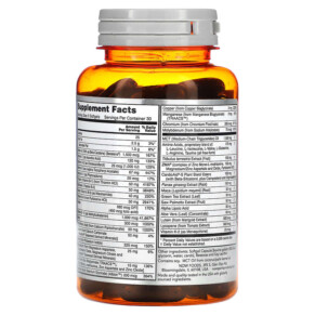 Thành phần vi chất của NOW Foods Sports Men's Active Sports Multi 90 Softgels 733739038906