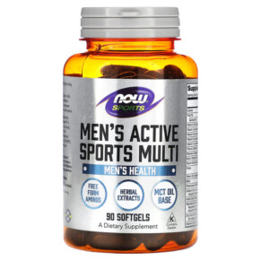 Thực phẩm chức năng NOW Foods Sports Men's Active Sports Multi 90 Softgels 733739038906