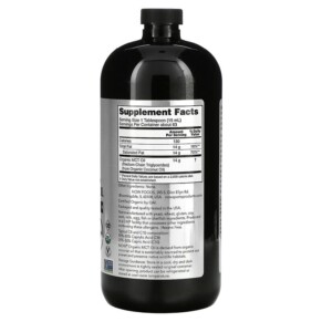 Thành phần vi chất của NOW Foods Sports Organic MCT Oil 32 fl oz (946 ml) 733739022363