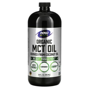 Thực phẩm chức năng NOW Foods Sports Organic MCT Oil 32 fl oz (946 ml) 733739022363