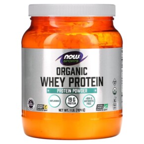 Thực phẩm chức năng NOW Foods Sports Organic Whey Protein Unflavored 1 lb (454 g) 733739022059