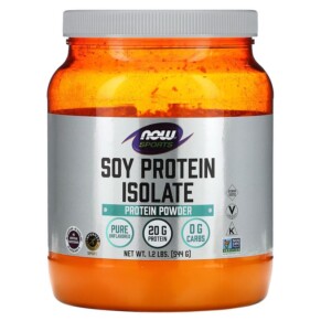 Thực phẩm chức năng NOW Foods Sports Soy Protein Isolate Unflavored 1.2 lbs (544 g) 733739021564
