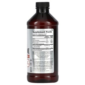Thành phần vi chất của NOW Foods Sports Triple Strength L-Carnitine Liquid Citrus 3.000 mg 16 fl oz (473 ml) 733739000644