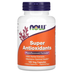Thực phẩm chức năng NOW Foods Super Antioxidants 120 Veg Capsules 733739033222