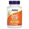 Thực phẩm chức năng NOW Foods Super Omega 3-6-9 1.200 mg 90 Softgels 733739018397