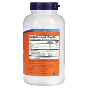 Thành phần vi chất của NOW Foods Super Omega EPA 240 Softgels 733739016836