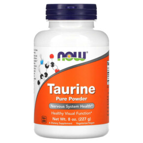 Thực phẩm chức năng NOW Foods Taurine Pure Powder 8 oz (227 g) 733739002600