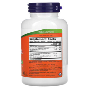 NOW Foods TestoJack 100 120 Veg Capsules 3 Thành phần vi chất của NOW Foods TestoJack 100 120 Veg Capsules 733739021380