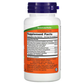 Thành phần vi chất của NOW Foods TestoJack 200 60 Veg Capsules 733739021984