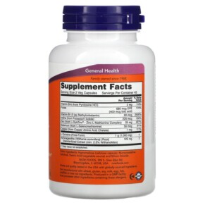 Thành phần vi chất của NOW Foods Thyroid Energy 90 Veg Capsules 733739033680