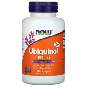 Thực phẩm chức năng NOW Foods Ubiquinol 100 mg 120 Softgels 733739031433