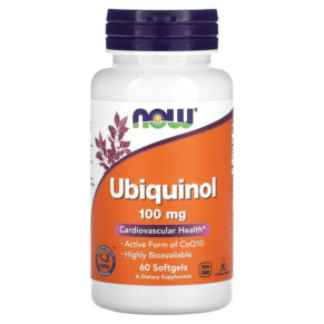 Thực phẩm chức năng NOW Foods Ubiquinol 100 mg 60 Softgels 733739031426