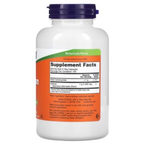 Thành phần vi chất của NOW Foods Valerian Root 500 mg 250 Veg Capsules 733739047717