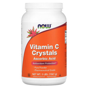 Thực phẩm chức năng NOW Foods Vitamin C Crystals 3 lbs (1361 g) 733739007926