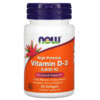 Thực phẩm chức năng NOW Foods Vitamin D-3 50 mcg (2.000 IU) 30 Softgels 733739003553