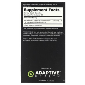 Nugenix Maca 500 mg 90 Capsules 3 Thành phần vi chất của Nugenix Maca 500 mg 90 Capsules 855710002659