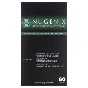 Thực phẩm chức năng Nugenix Men's Daily Testosterone Multivitamin 60 Tablets 855710002468