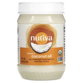 Thực phẩm chức năng Nutiva All-Purpose Cooking Oil Organic Coconut Oil 15 fl oz (444 ml) 692752106200