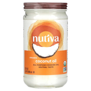 Thực phẩm chức năng Nutiva Organic Coconut Oil 23 fl oz (680 ml) 692752105371