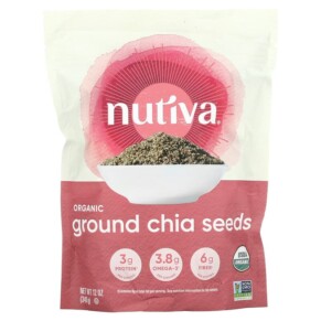 Thực phẩm chức năng Nutiva Organic Ground Chia Seeds 12 oz (340 g) 692752223297