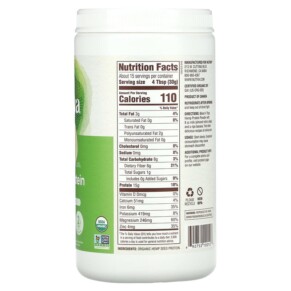 Thành phần vi chất của Nutiva Organic Hemp Protein Powder 16 oz (454 g) 692752100123