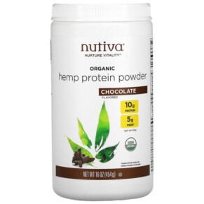 Thực phẩm chức năng Nutiva Organic Hemp Protein Powder Chocolate 16 oz (454 g) 692752100062