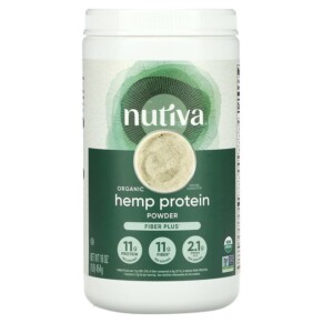Thực phẩm chức năng Nutiva Organic Hemp Protein Powder Fiber Plus 1 lb (454 g) 692752100055