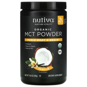 Thực phẩm chức năng Nutiva Organic MCT Powder Vanilla 10.6 oz (300 g) 692752110221