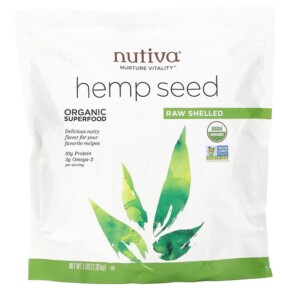 Thực phẩm chức năng Nutiva Organic Superfood Raw Shelled Hempseed 3 lbs (1.36 kg) 692752100031