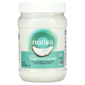 Thực phẩm chức năng Nutiva Organic Virgin Coconut Oil 29 fl oz (858 ml) 692752200021