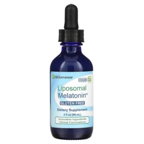 Thực phẩm chức năng Nutra BioGenesis Liposomal Melatonin Gluten Free 2 oz (59 ml) 812806106103