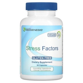 Thực phẩm chức năng Nutra BioGenesis Stress Factors 60 Capsules 812806102686