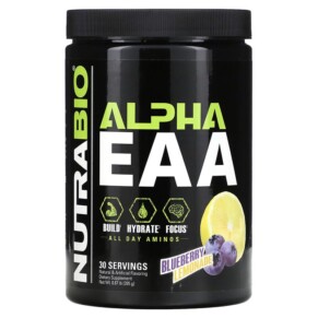 Thực phẩm chức năng Nutrabio Labs Alpha EAA Blueberry Lemonade 0.87 lb (395 g) 649908215903